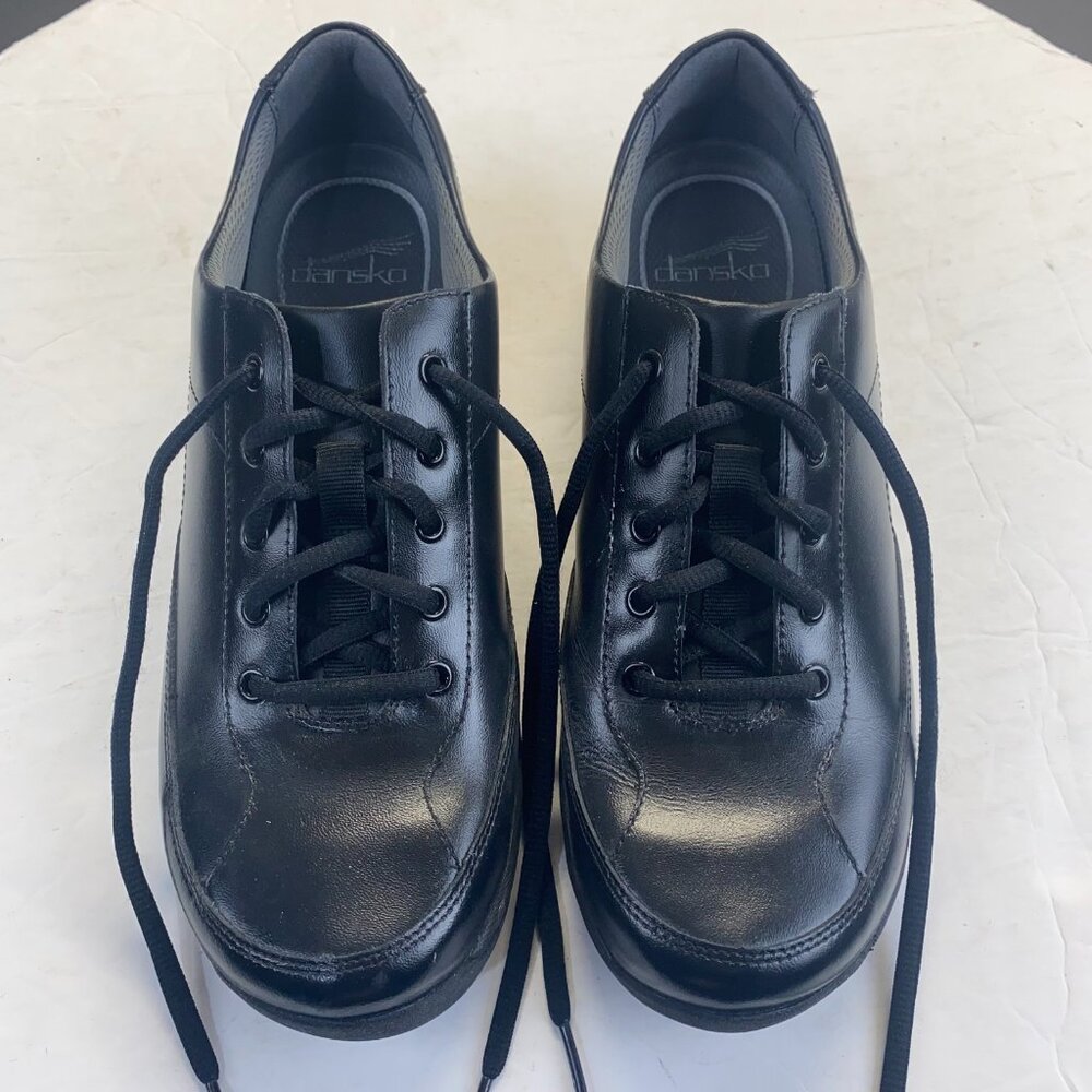 Dansko Oxfords Womens Emma Black EUR 41 Leather Work Shoes 1952020200